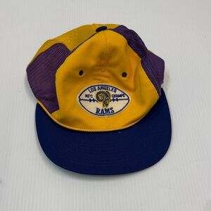 Vintage Youth Los Angeles Rams Yellow and Blue Cap